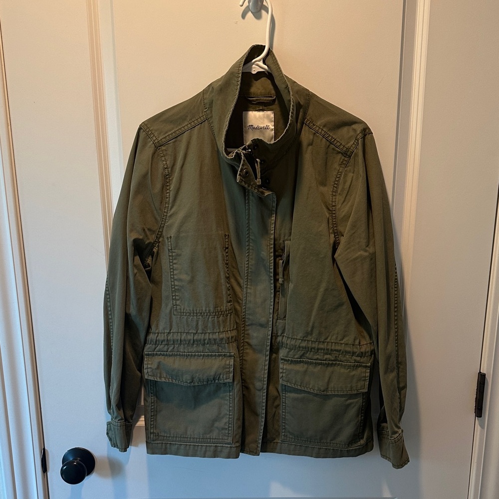Madewell Khaki Green Utility Jacket